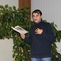 R. Stankevičius skaitė eiles ir iš geriausia metų poezijos knyga tapusio jo rinkinio „Ryšys su vadaviete“