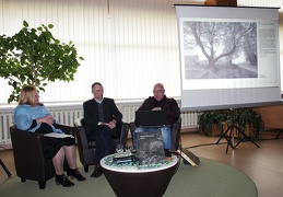 Pokalbis. R. Tamoliūnienė, S.Žvirgždas, A. Aleksandravičius