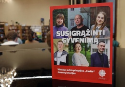 Susitikimas su Vilniaus arkivyskupijos „Carito“ žmonėmis ir leidinio pristatymas